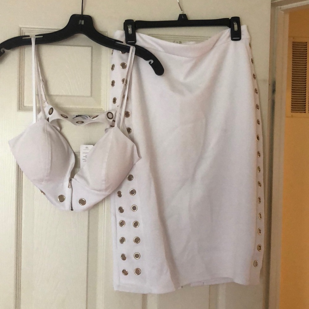 Two piece crop top set